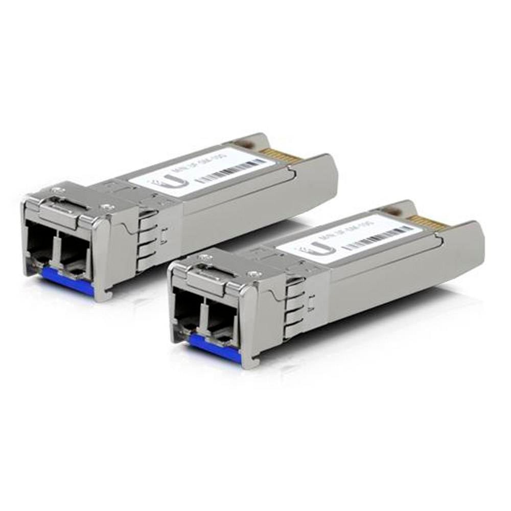 Módulos Fibra Ubiquiti UF-SM-10G Single-Mode SFP+ 10GbE (Pack 2)