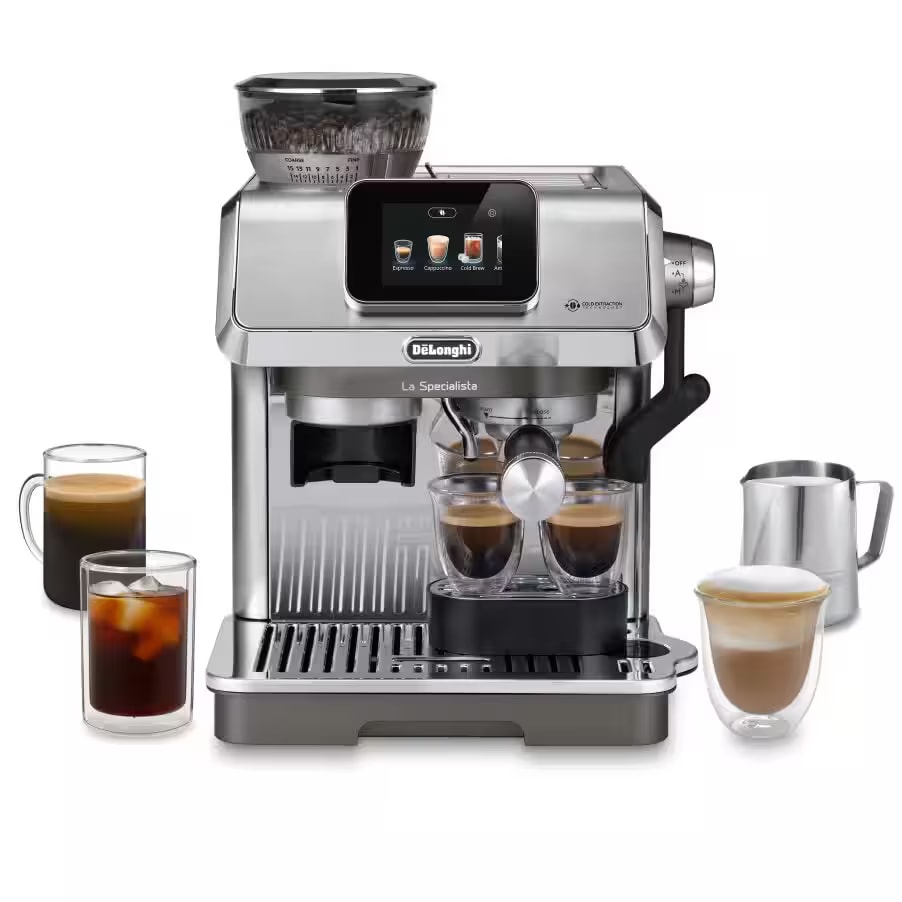 Máquina de Café Manual DeLonghi La Specialista Touch EC9455.M 1450W 15 Bar Metal