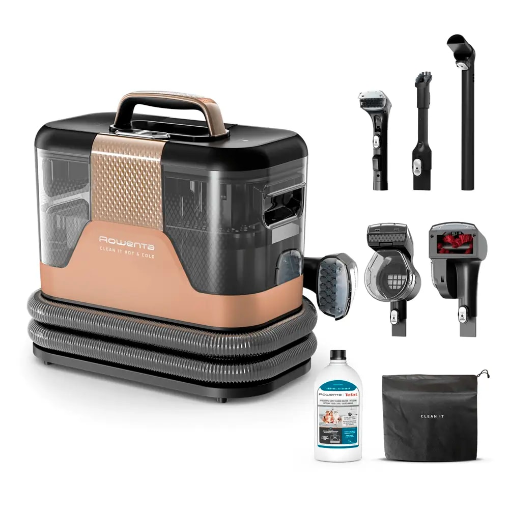 Máquina de Limpeza de Têxteis/Aspirador Rowenta Clean It Hot&Cold 13000Pa 1150W