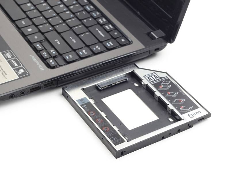 Adaptador Gembird HDD Sata 9.5mm Caddy 5.25''