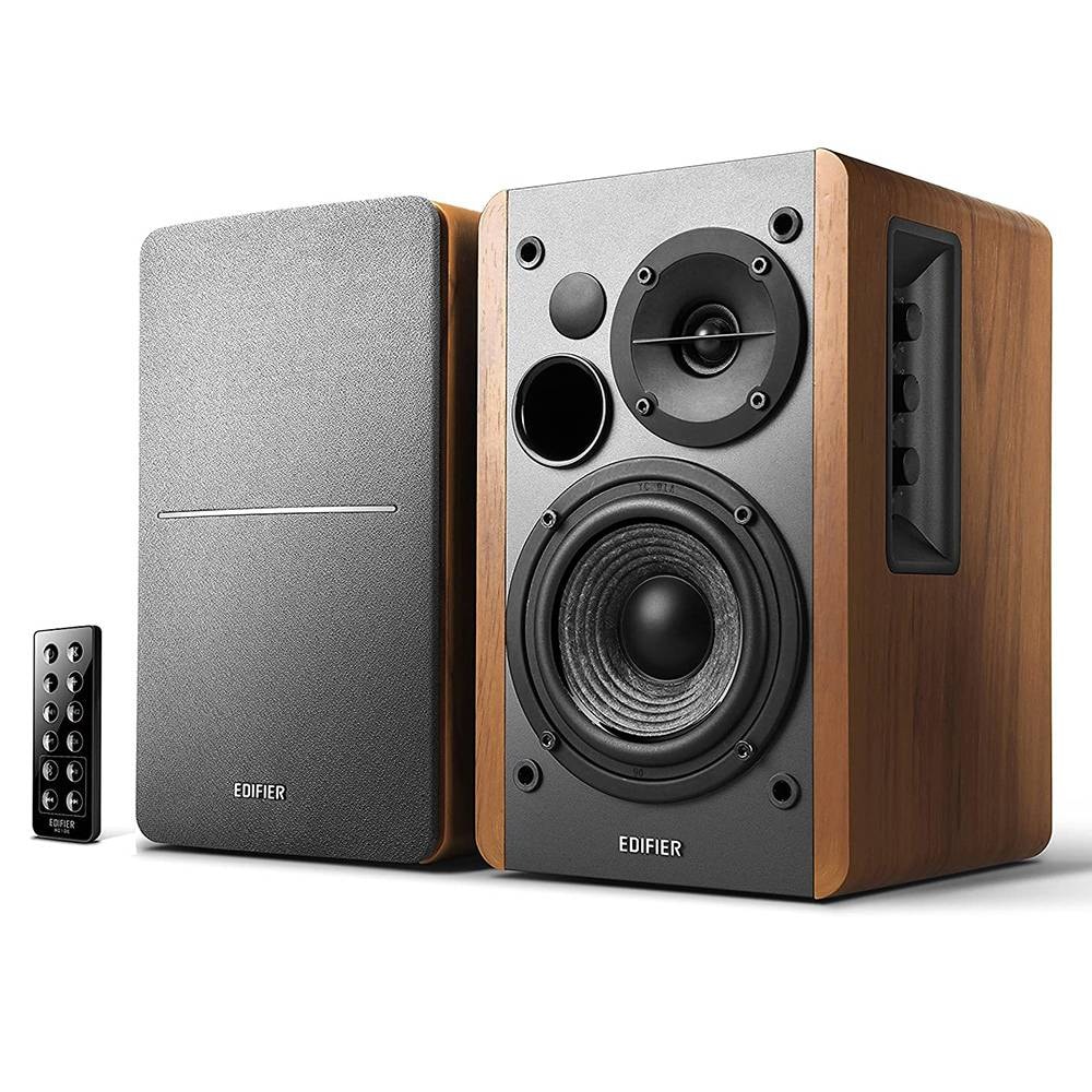 Colunas Hi-Fi Edifier R1280DB Studio 2.0 Bluetooth 42W Castanhas