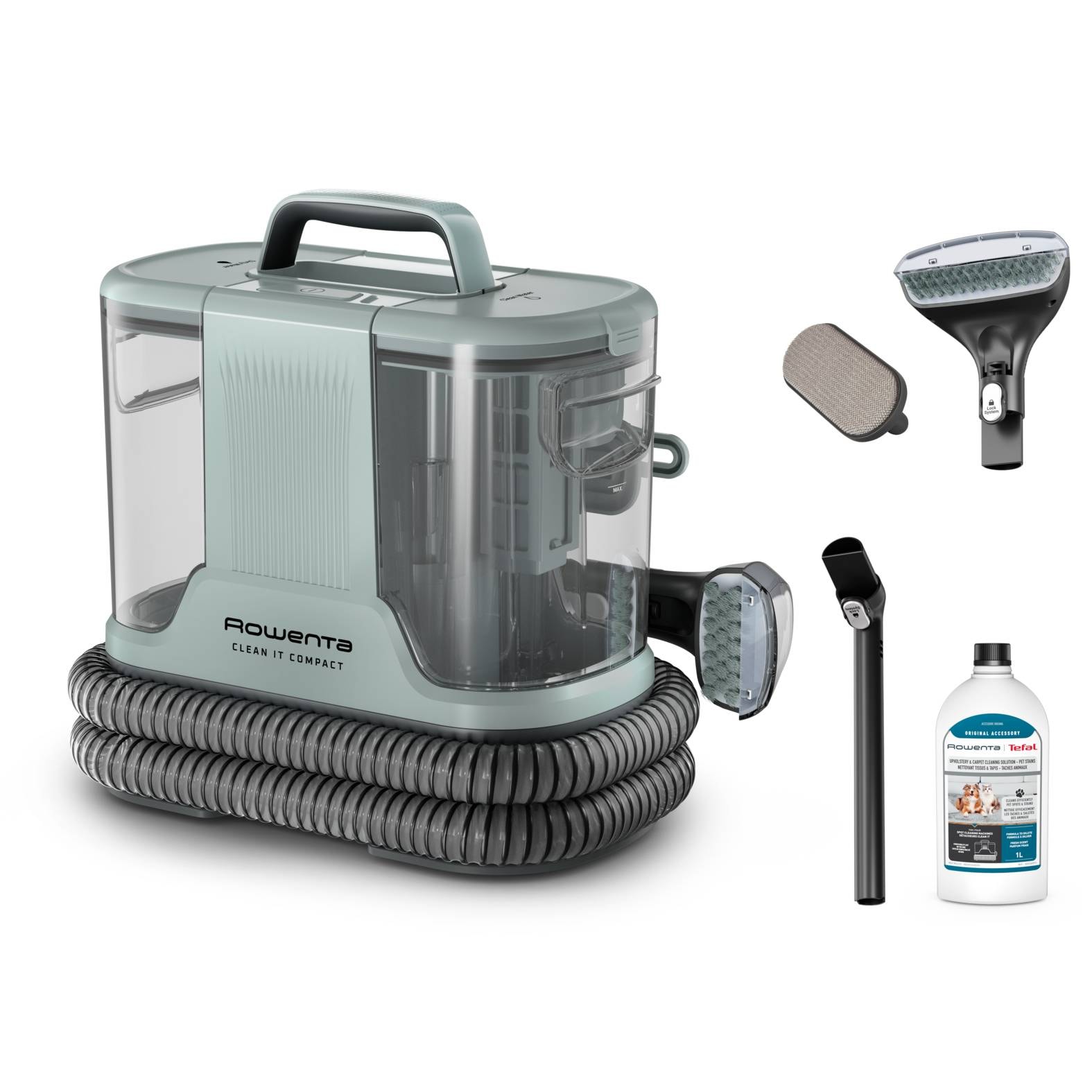 Máquina de Limpeza de Têxteis/Aspirador Rowenta Clean It Compact 11500Pa 400W