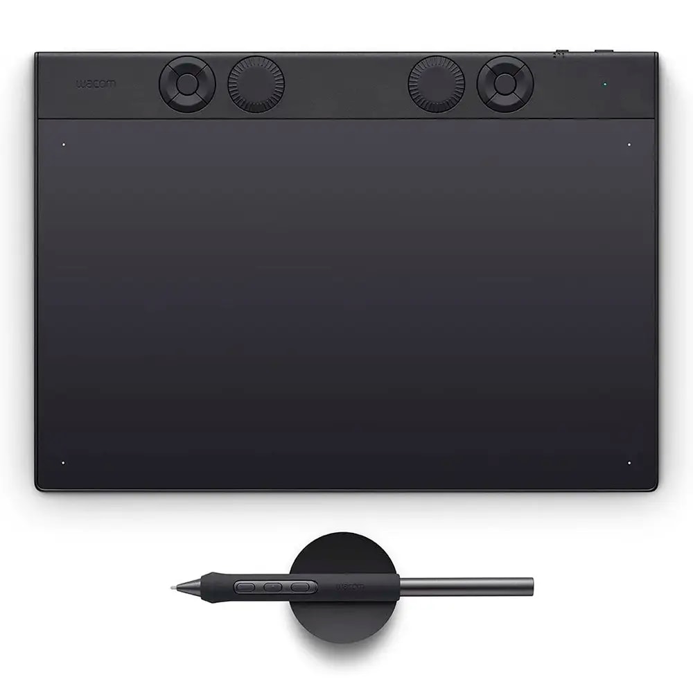 Mesa Digitalizadora Wacom Intuos Pro Medium Bluetooth Preta + Pen