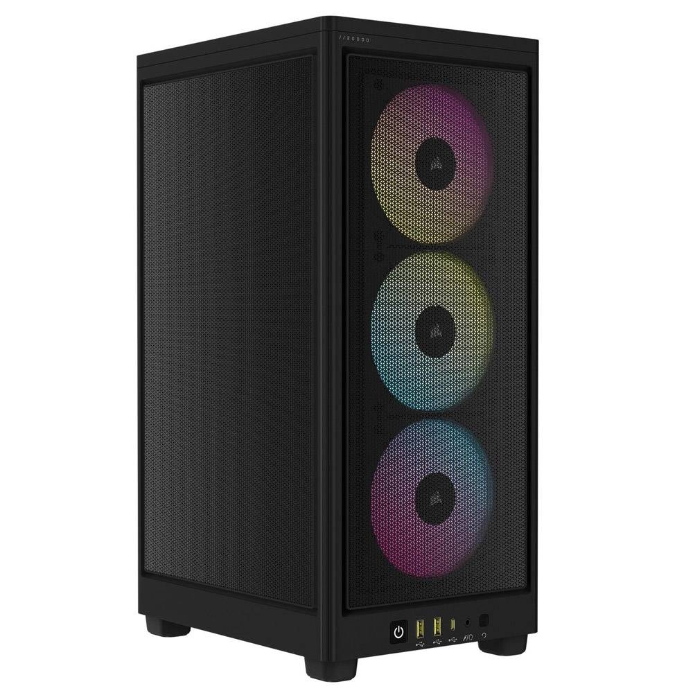 Caixa Mini-ITX Corsair iCUE 2000D RGB Airflow Preta
