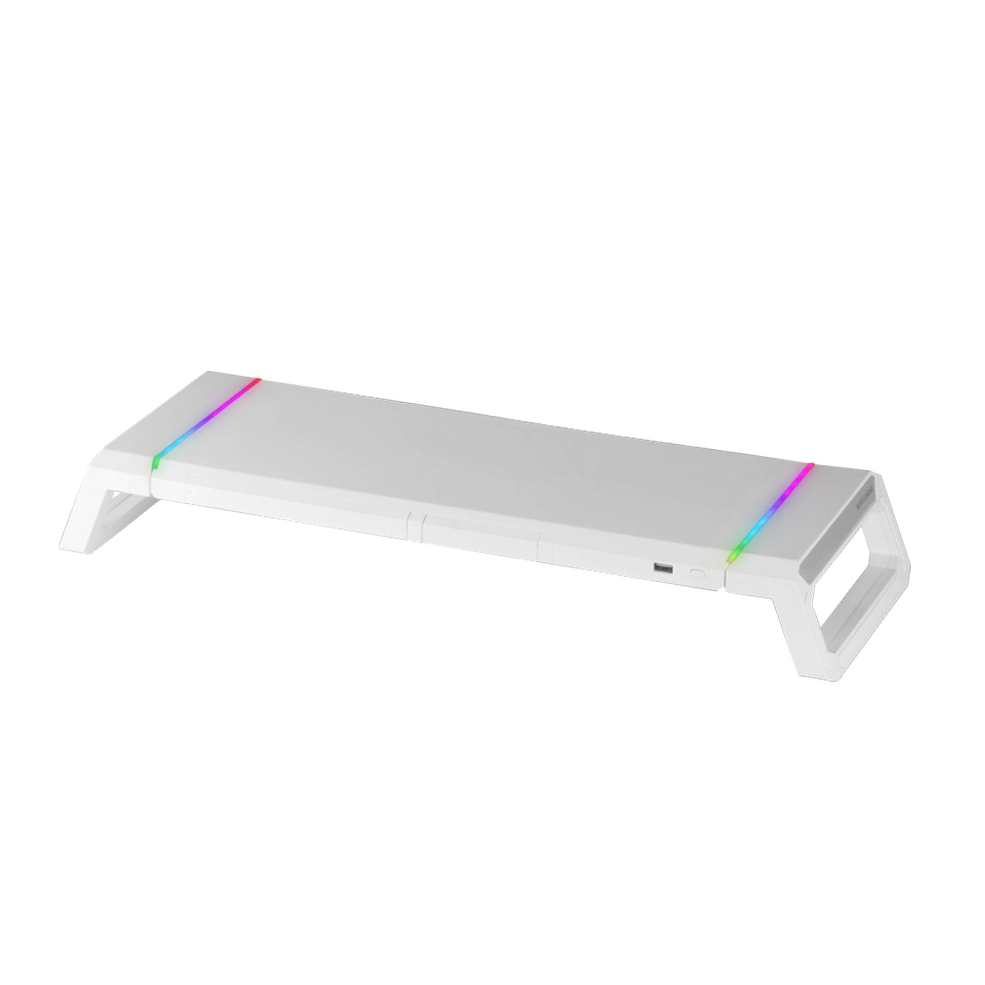 Base para Monitor Mars Gaming MGS-ONE Premium Monitor Stand Chroma RGB Branco