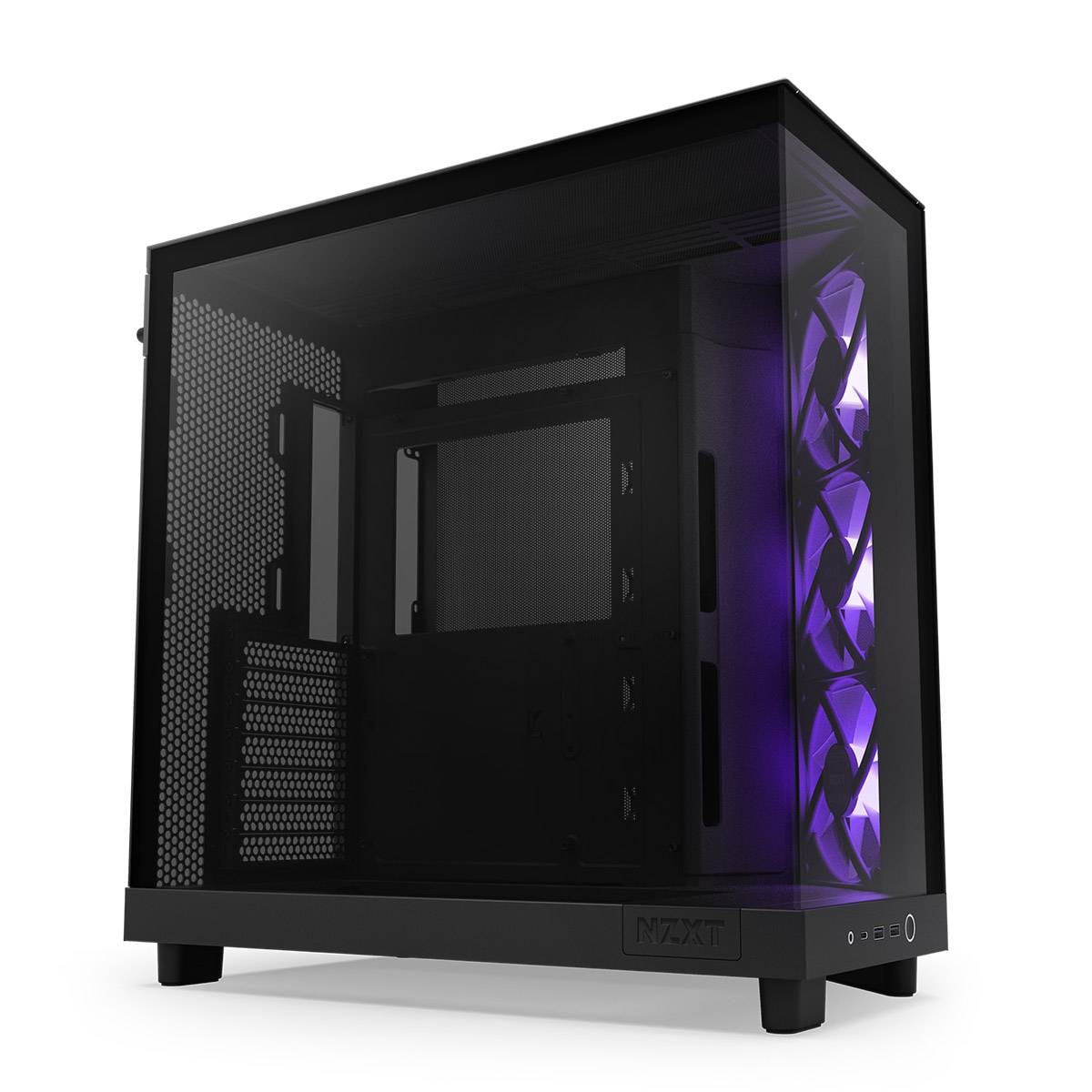 Caixa ATX NZXT H6 Flow RGB Vidro Temperado Preta