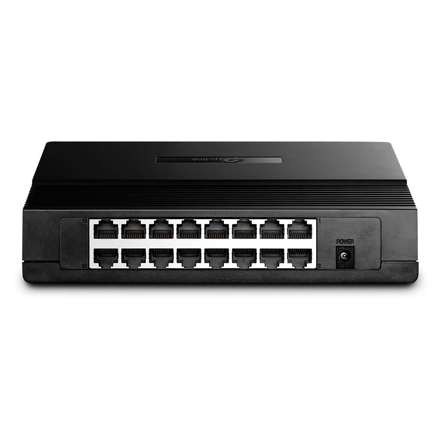 Switch de Rede TP-Link TL-SF1016D 16 Portas 10/100Mbps UnManaged Wall Mountable