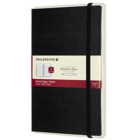 Caderno Grande Pautado Moleskine Paper Tablet 1 Preto