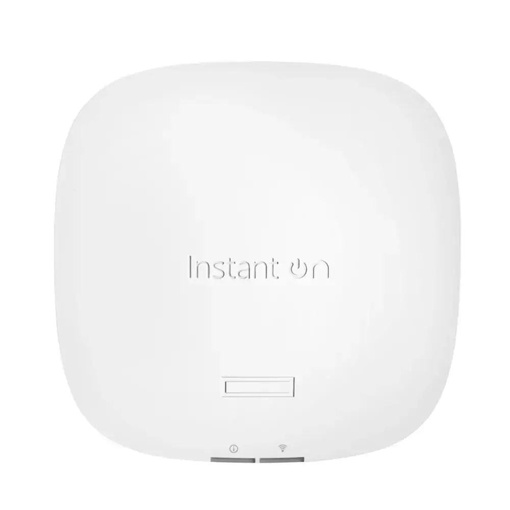 Access Point HPE Aruba Instant On AP22 WiFi 6 Dual-Band Gigabit Ceiling/Wall Mount Branco + Adaptador de Corrente