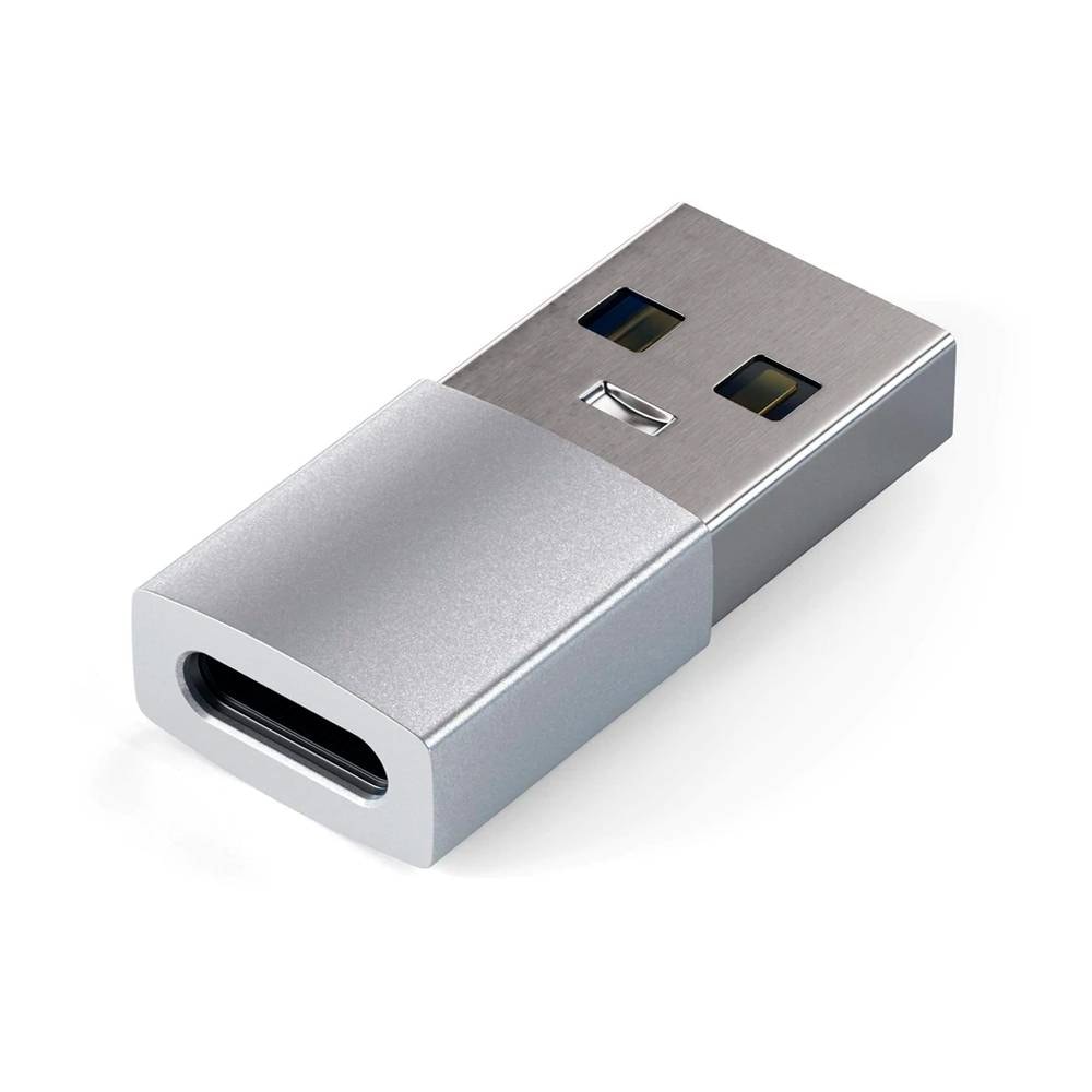 Adaptador Satechi USB-A para USB-C Silver