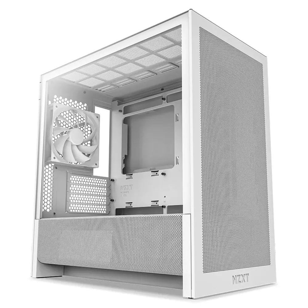 Caixa Micro-ATX NZXT H3 Flow (2025) Tempered Glass Branca