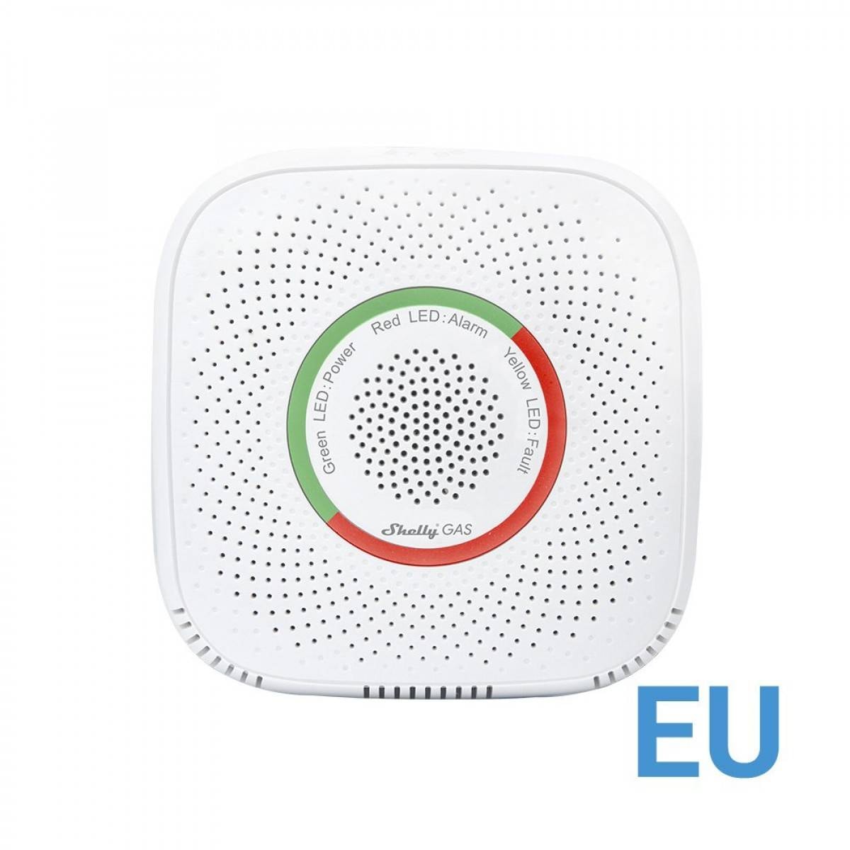 Módulo Automação Shelly GAS LPG (Gás Liquefeito de Petróleo) - Detector de Gás Inteligente Wi-Fi com Alarme Sonoro
