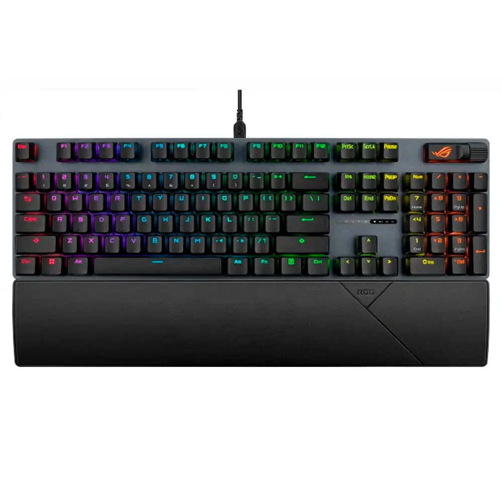 Teclado Mecânico Asus ROG Strix Scope II X Gaming RGB US ROG NX Switches Preto