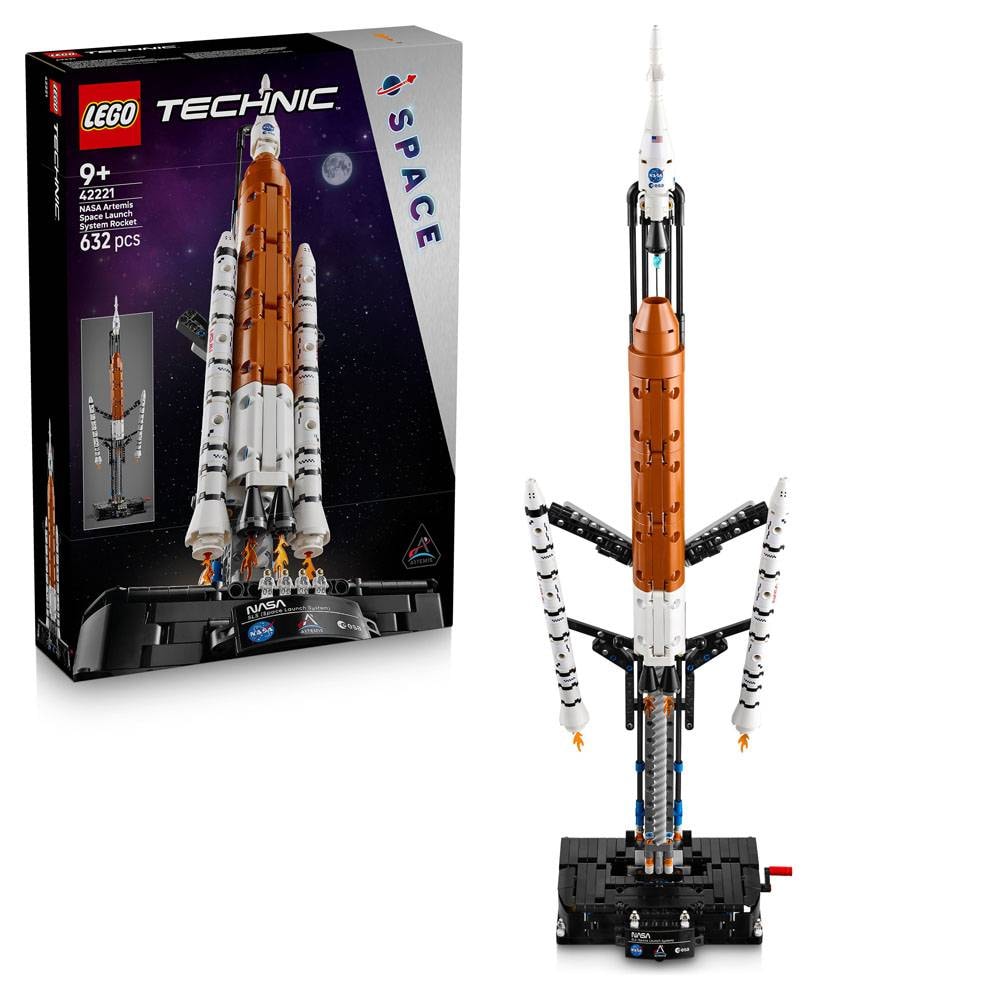 LEGO Icons: Foguetão do Sistema de Lançamento Espacial NASA Artemis | Idades 9+ | 632 Peças | Item 42221