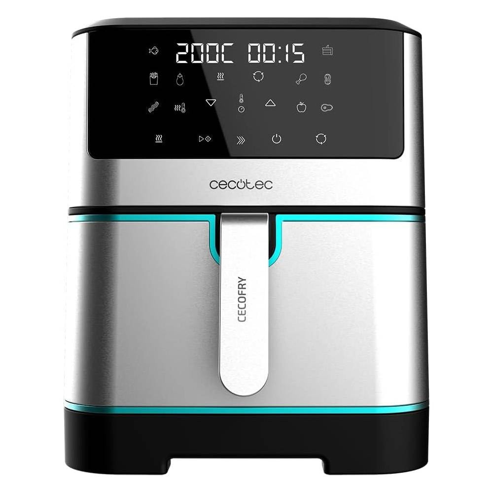 Fritadeira Air Fryer (Sem Óleo) Cecotec Cecofry Supreme 8000 8L 1800W Cinzenta