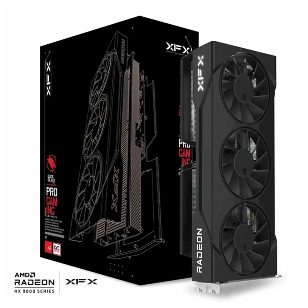 Placa Gráfica XFX AMD Radeon RX 9060 XT "RDNA 4" Swift OC Triple Fan Gaming Edition 16GB GDDR6