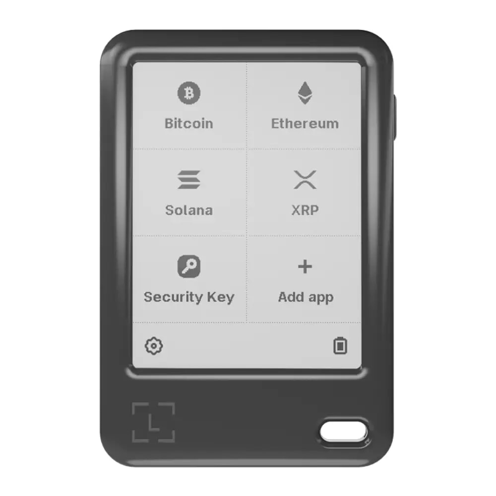 Carteira Ledger Nano Gen5 Crypto Hardware Wallet + Recovery Key Black