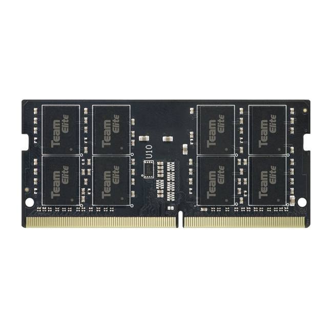 Memória RAM SO-DIMM TEAMGROUP Elite 8GB (1x8GB) DDR4-3200MHz CL22 (22-22-22-52) 1.20V Preta