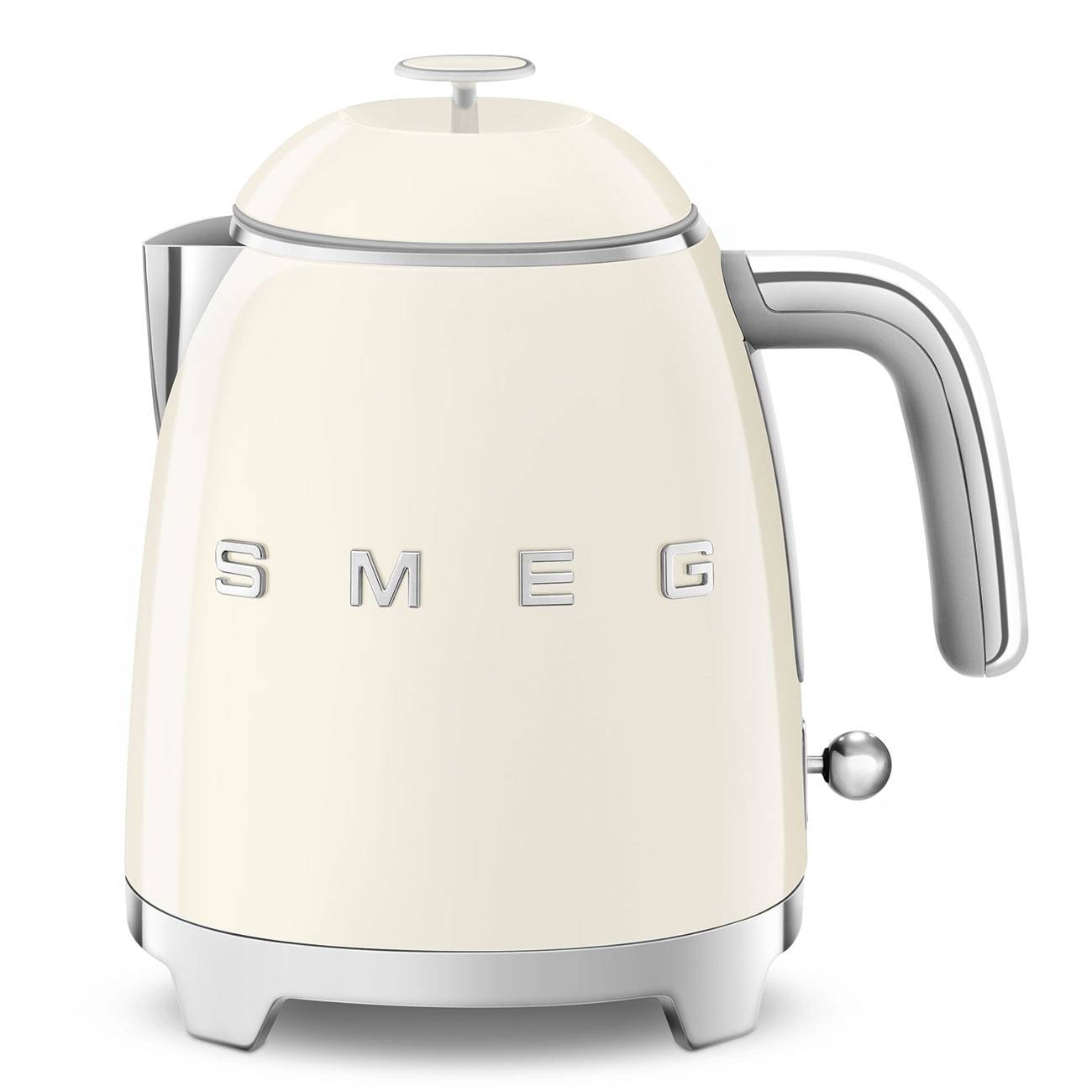 Mini Chaleira Elétrica Smeg KLF05CREU Anni 50 0.8 Litros 1400W Creme Polido