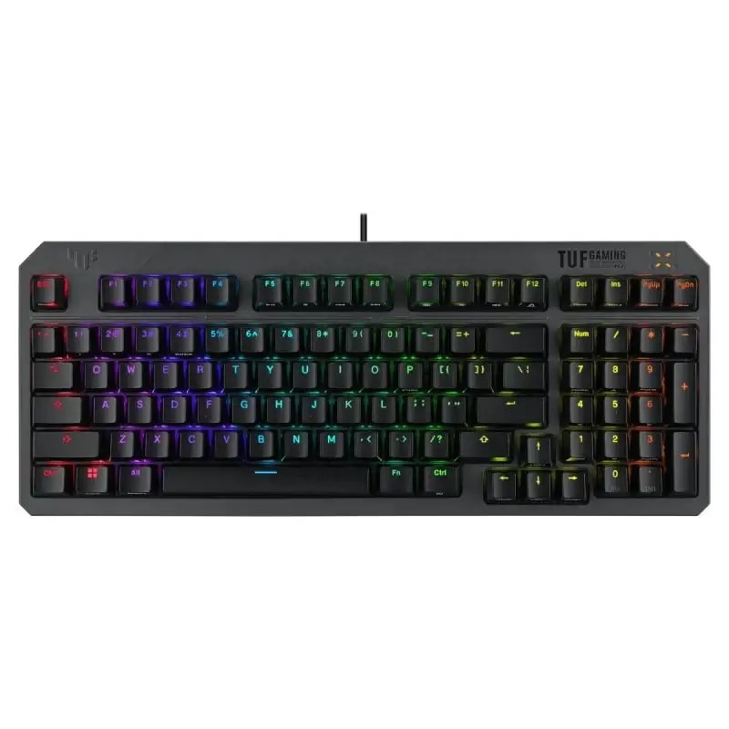 Teclado Mecânico Asus TUF Gaming K3 Gen II RGB US Optical-Mechanical Switch Preto