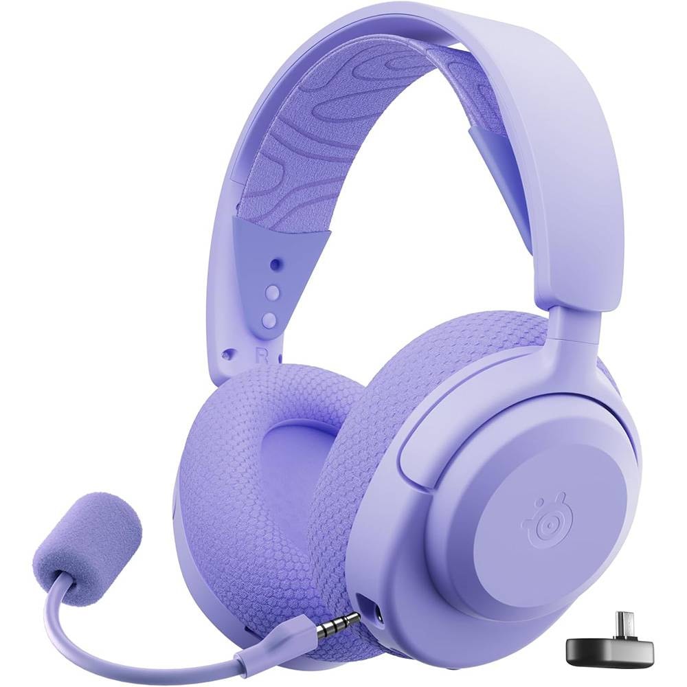 Headset Steelseries Arctis Nova 3P Wireless Multi-Platform Gaming 2.4GHz/Bluetooth for Playstation/PC/Switch/Mobile Lavanda