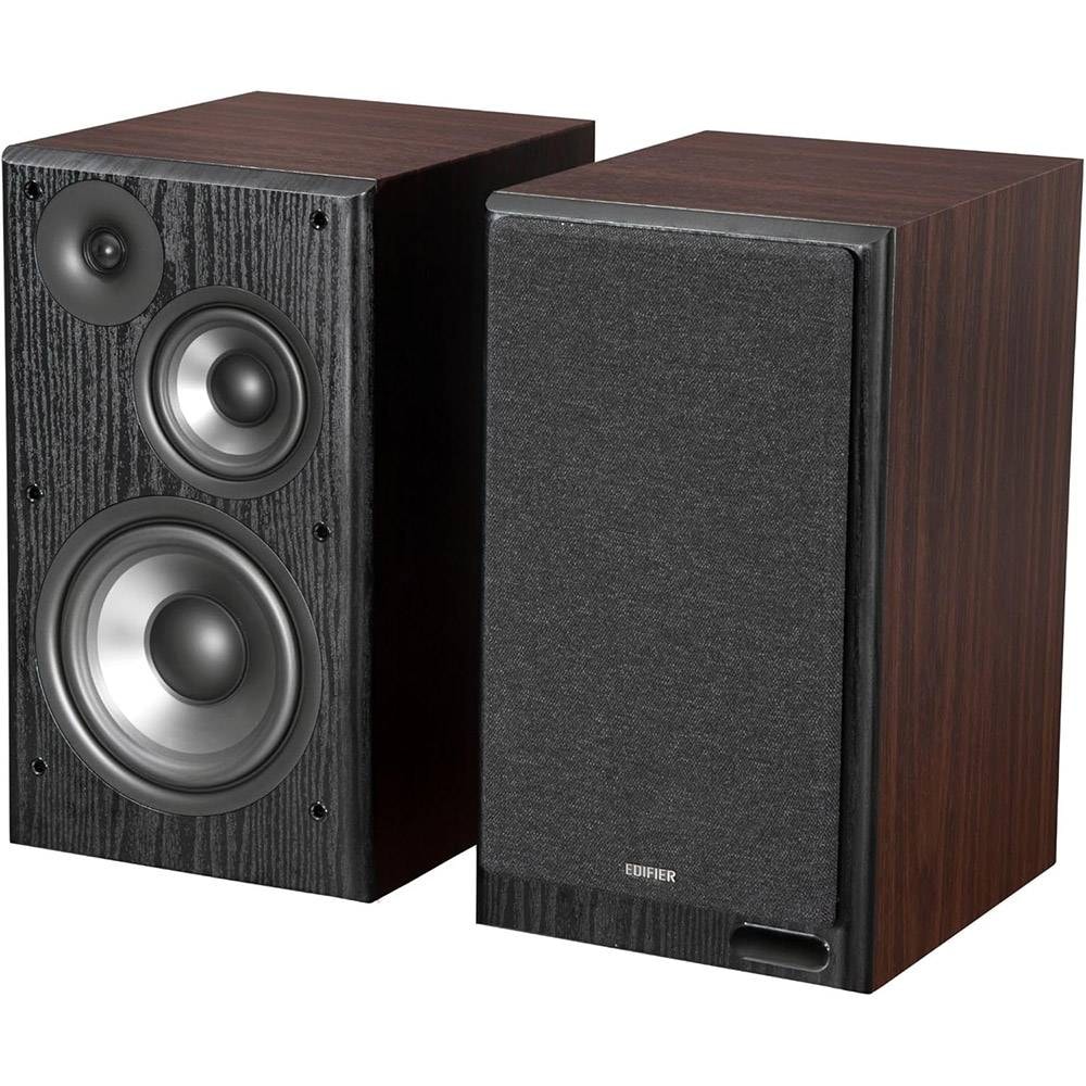 Colunas Hi-Fi Edifier R2750DB MKII Studio 2.0 Bluetooth 144W RMS Brown