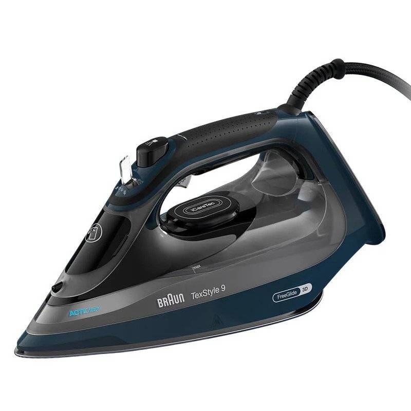 Ferro de Engomar a Vapor Braun TexStyle 9 SI 9682 3200W Azul