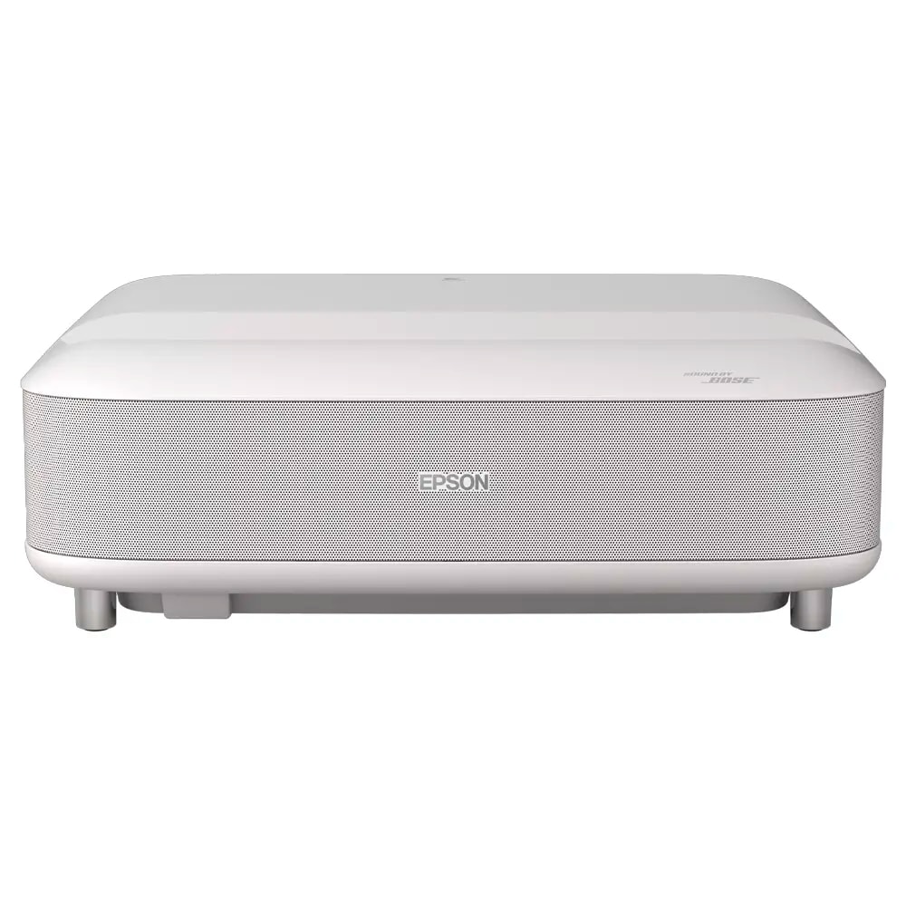 Projetor Laser Epson Lifestudio Grand EH-LS670W Branco Diamante, 4K UHD, 60"-120", 3600 Lumens, Sound by Bose, Google TV