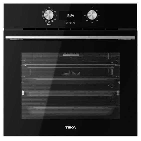 Forno Elétrico de Encastre Teka Maestro HLB 8416 HydrocleanPRO 70L A+ Vidro Preto com Aro Inox