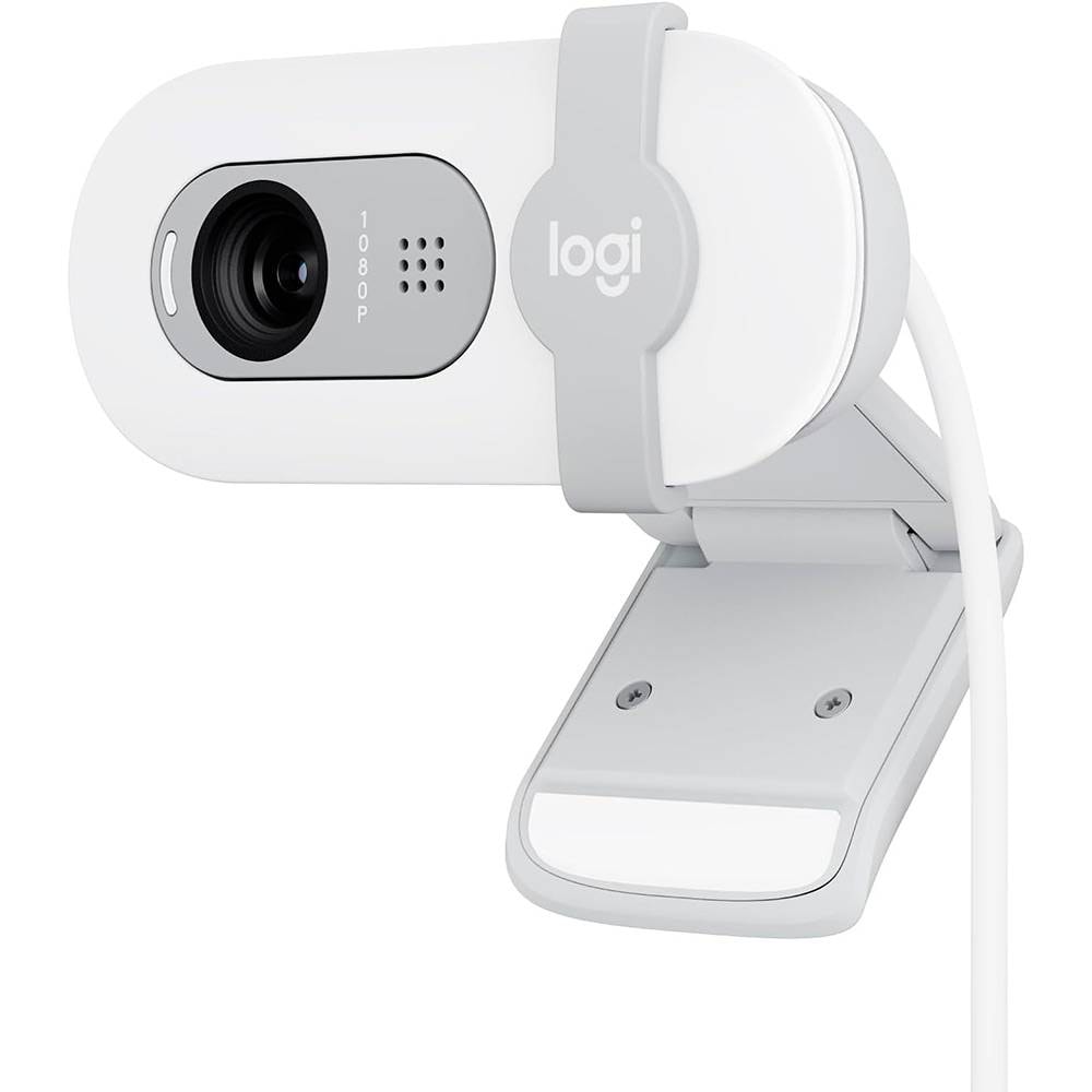 Webcam Logitech Brio 100 Full HD 1080p USB Branca
