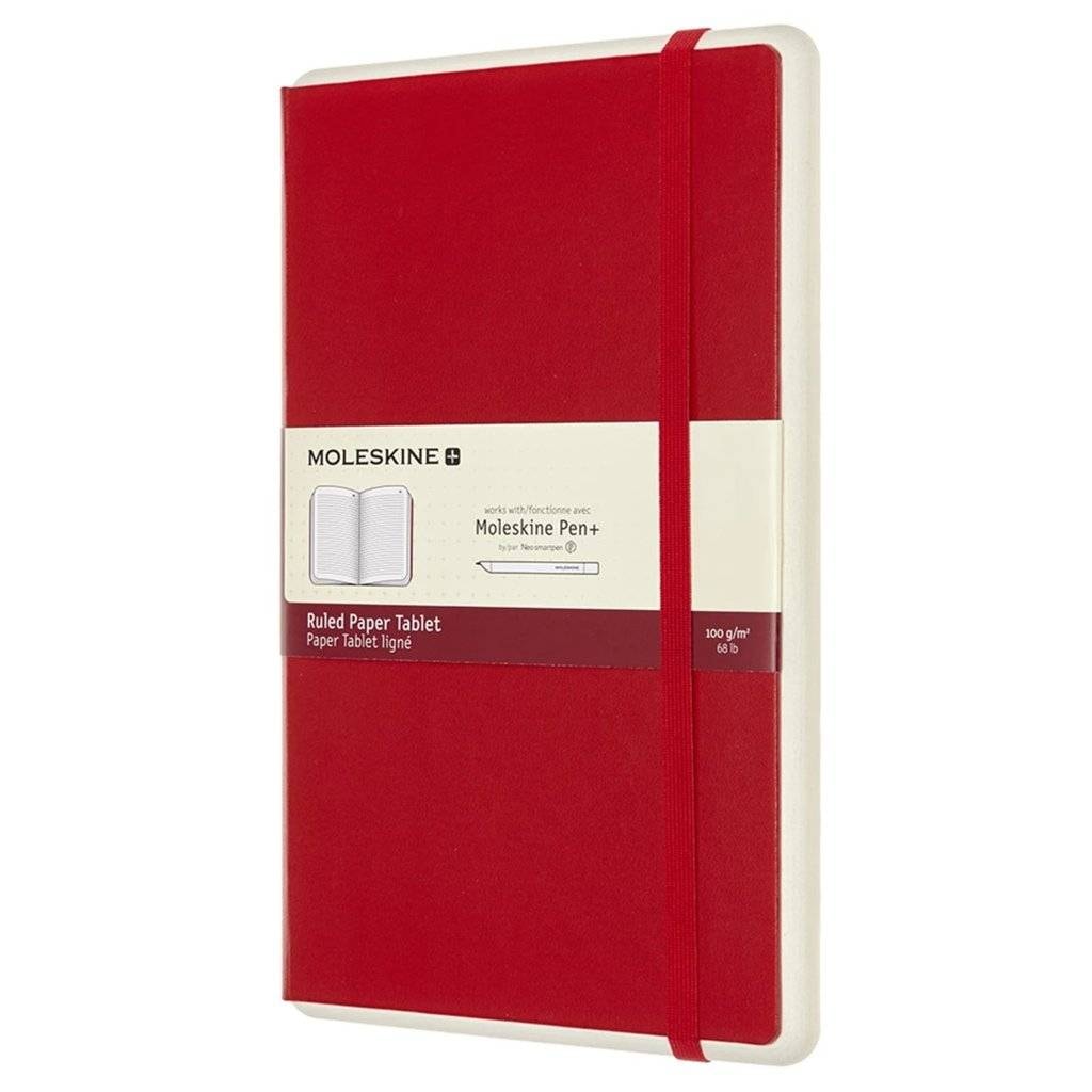 Caderno Grande Pautado Moleskine Paper Tablet 1 Vermelho