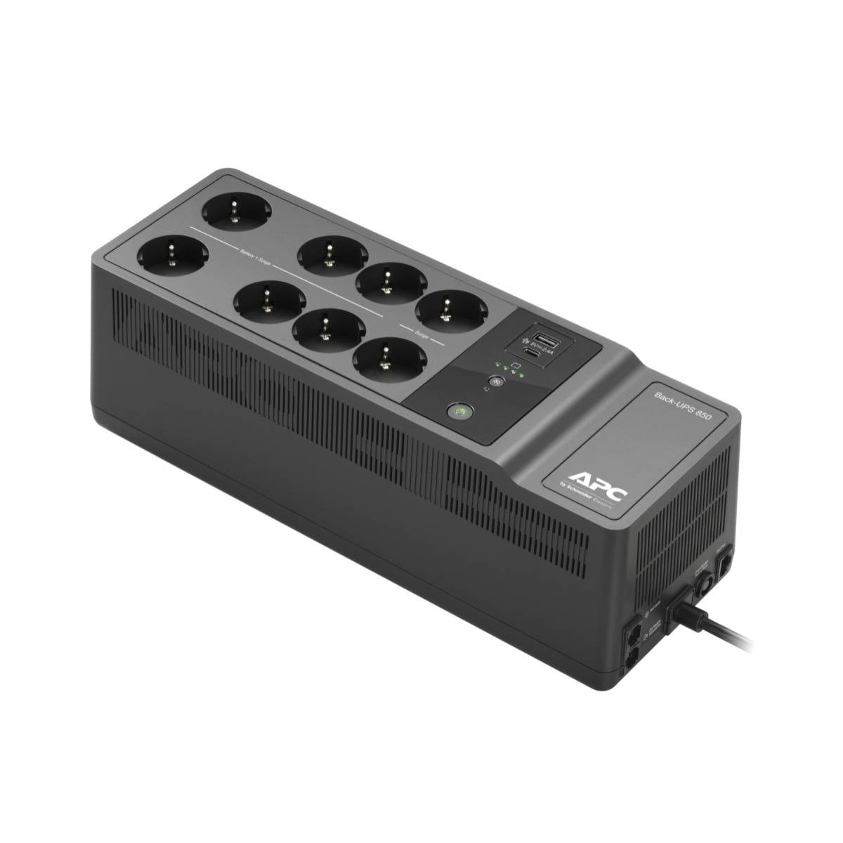 UPS Off-Line APC Back-UPS BE850G2-GR 850VA/520W Schuko USB Type-C / A