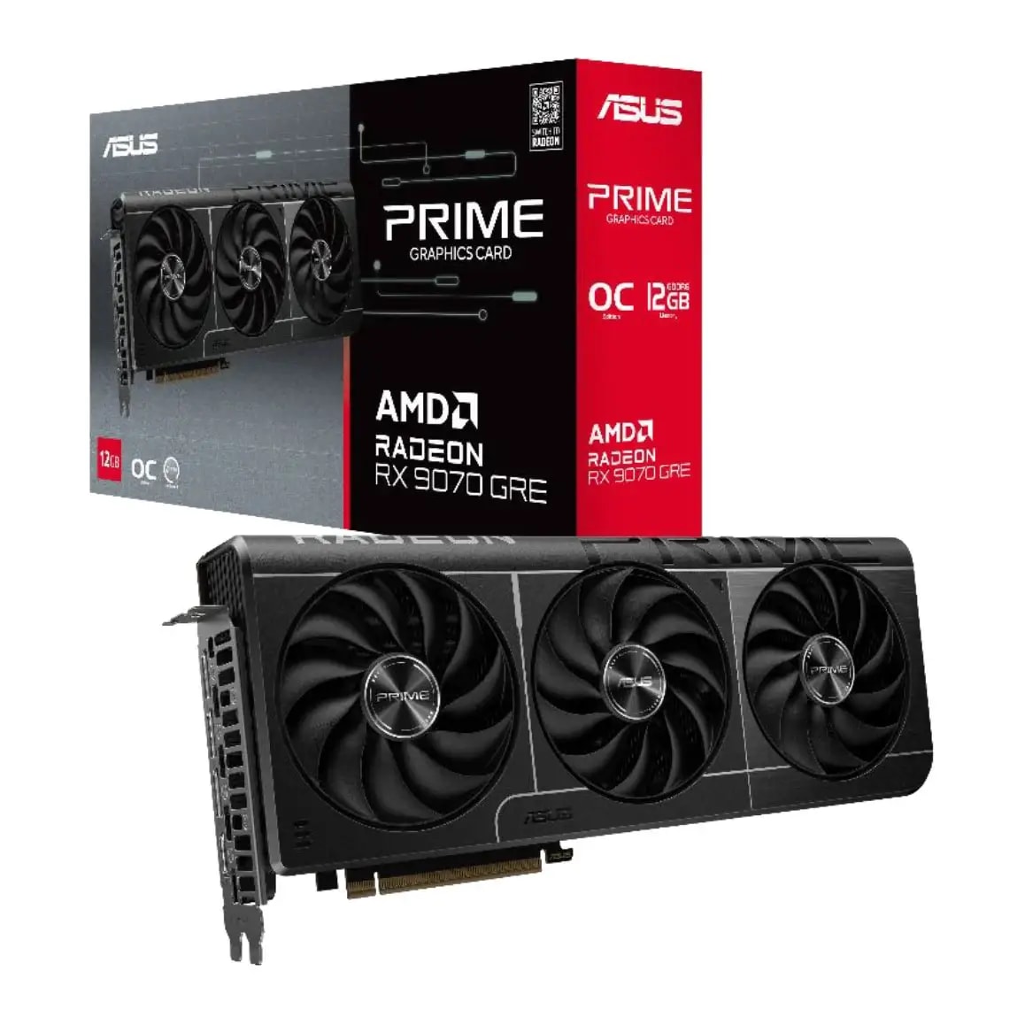 Placa Gráfica Asus AMD Radeon RX 9070 GRE "RDNA 4" Prime OC 12GB GDDR6