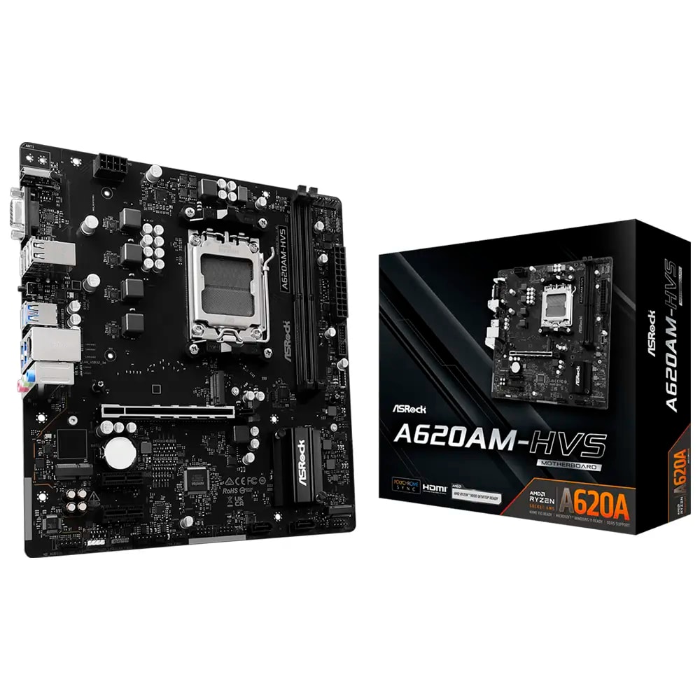 Motherboard Micro-ATX ASRock A620AM-HVS SktAM5