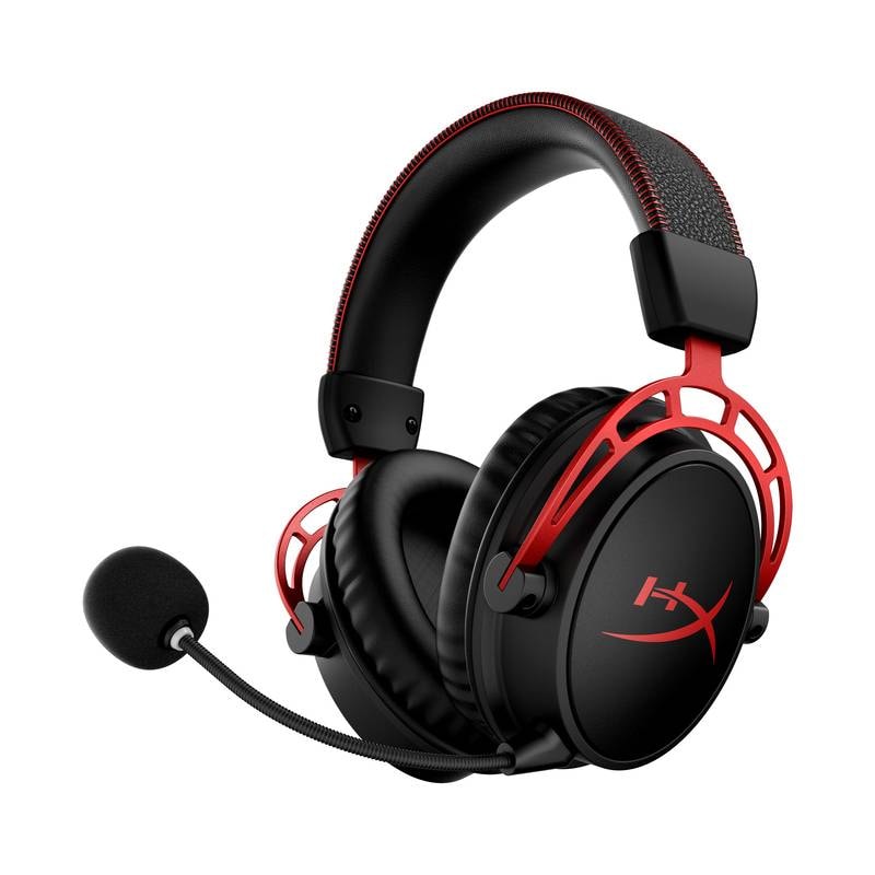 Headset HyperX Cloud Alpha Wireless Gaming DTS Spatial Audio PC Preto/Vermelho