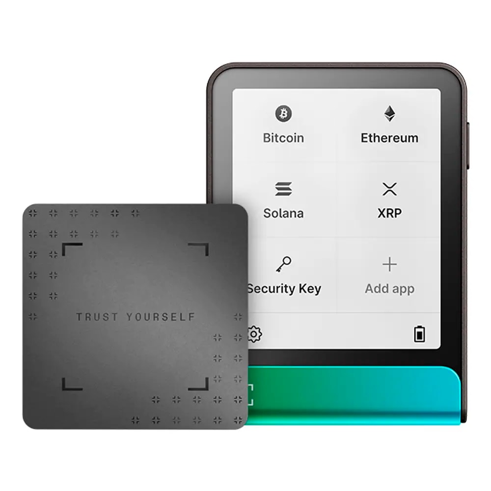Carteira Ledger Flex Crypto Hardware Wallet + Recovery Key Oxidate Green