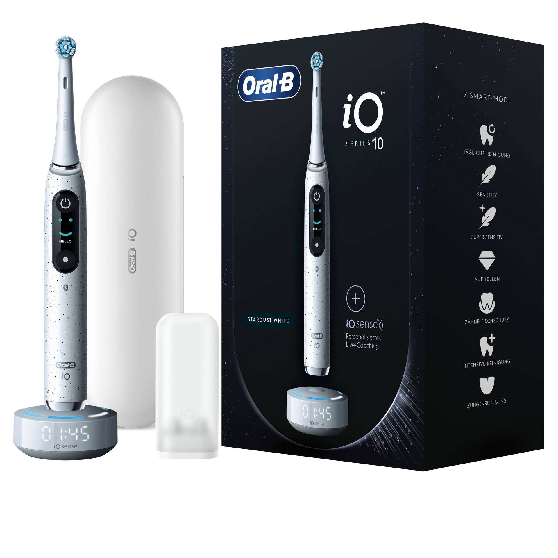 Escova de Dentes Elétrica Oral-B iO 10 Series Stardust White