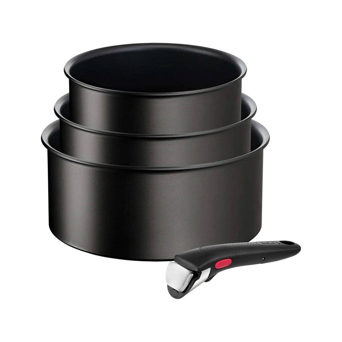 Set 4 Peças - Caçarolas + Pega Tefal Ingenio Unlimited L7639343 (16/18/20cm)
