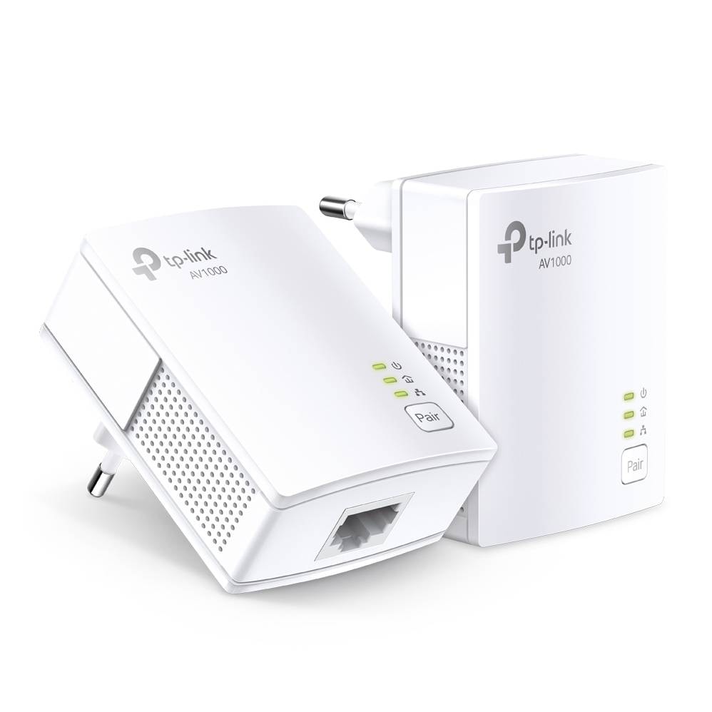 Kit Adaptador Powerline TP-Link TL-PA7017 KIT AV1000 Homeplug AV2 Gigabit