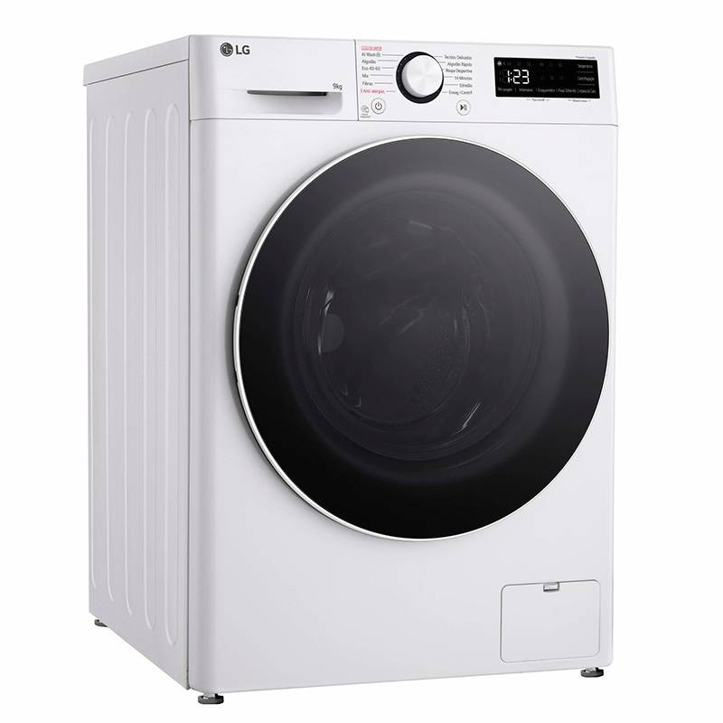 Máquina de Lavar Roupa de Livre Instalação LG F2WR5S9S0W 9kg 1200RPM A Branca