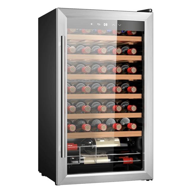 Cave de Vinhos Cecotec Bolero GrandSommelier 34030 Inox Compressor (34 Garrafas) G Preta/Inox
