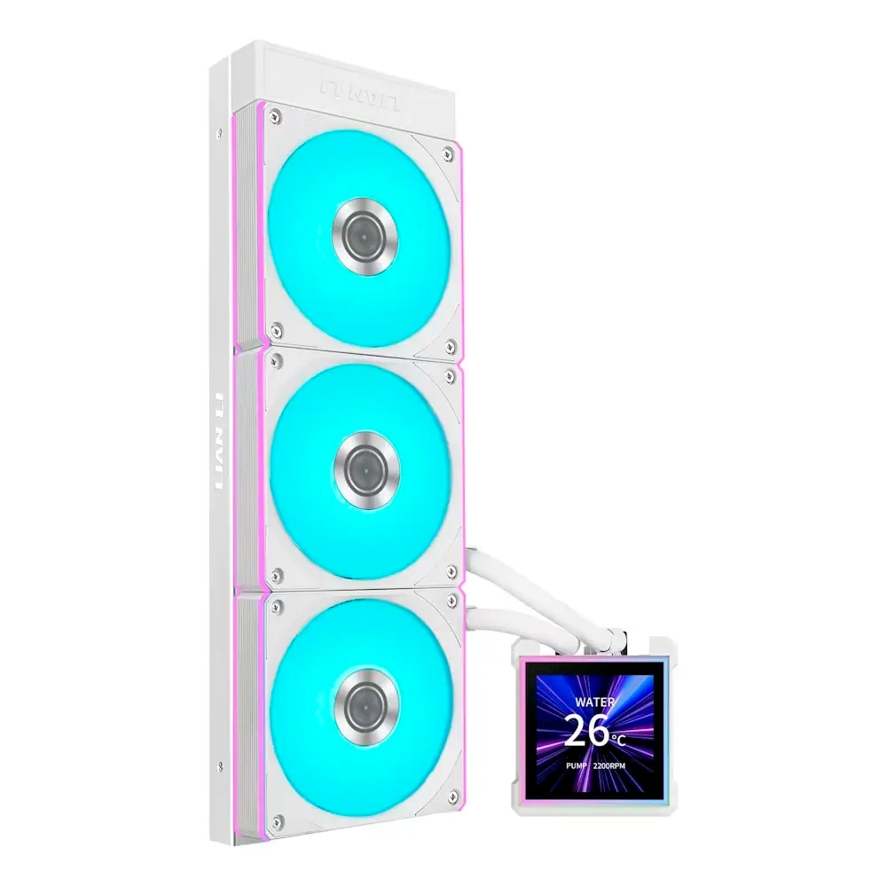 Water Cooler CPU Lian Li HydroShift II LCD-S 360 CL RGB All-In-One 360mm Branco