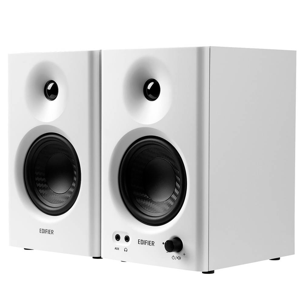 Colunas Hi-Fi Edifier MR4 Studio 2.0 42W Brancas