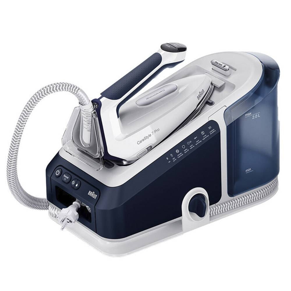 Ferro com Caldeira Braun CareStyle 7 Pro IS7282 2700W 2L 8 Bar Azul