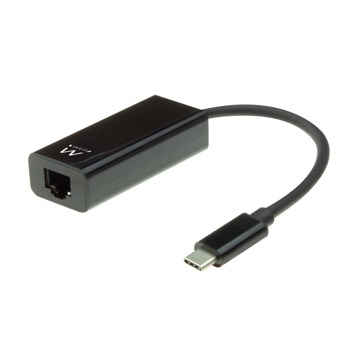 Adaptador de Rede Ewent EW9828 Gigabit USB-C Preto