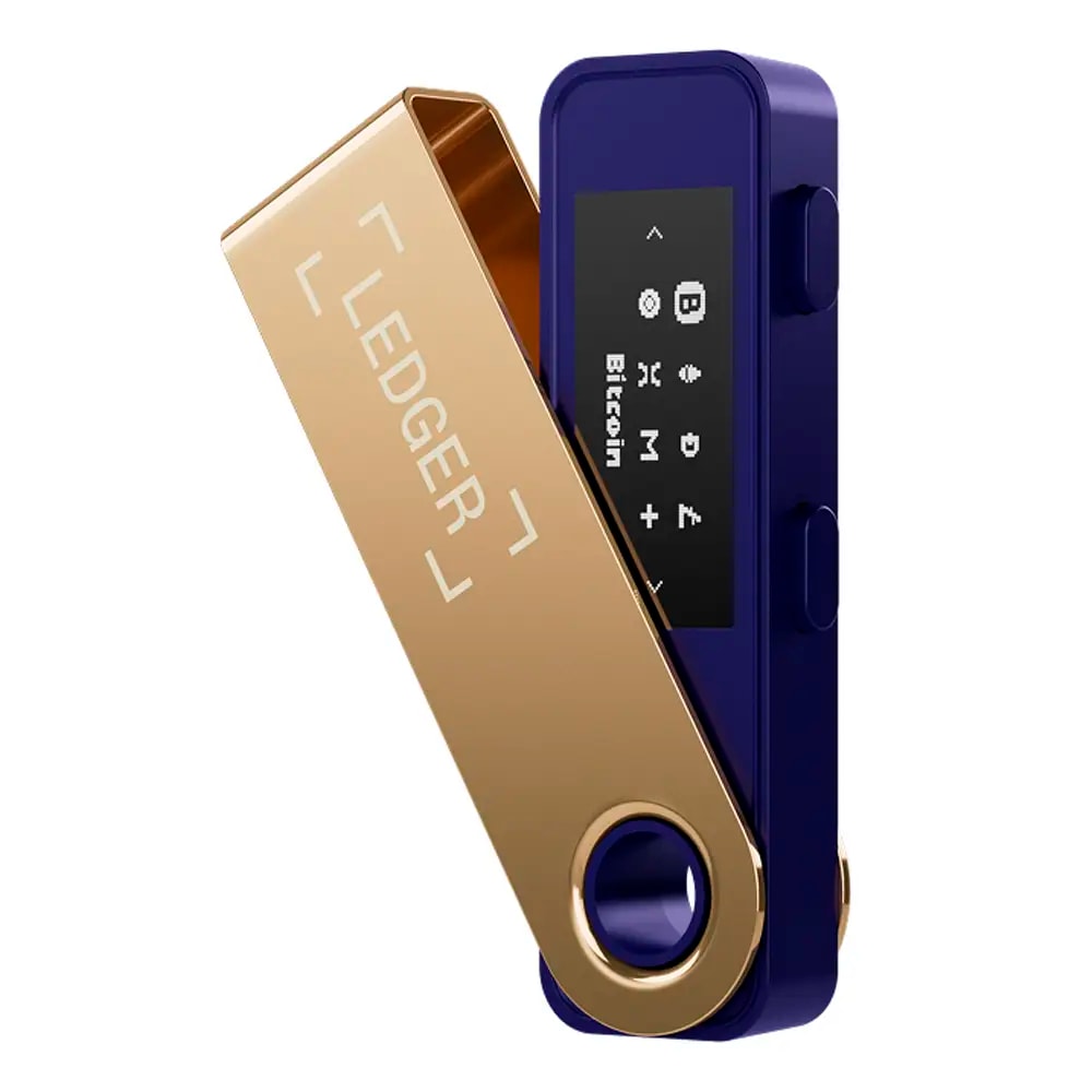 Carteira Ledger Nano S Plus USB-C Crypto Hardware Wallet Ferro Fuchsia