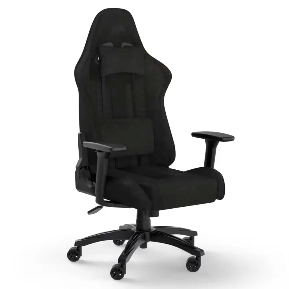 Cadeira Gaming Corsair TC100 Relaxed Tecido Preto/Preto