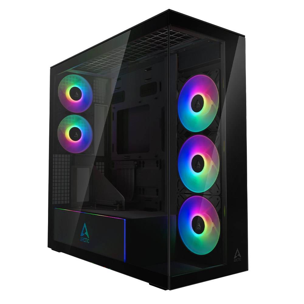 Caixa Extended-ATX Arctic Xtender VG Premium Tempered Glass ARGB Mirror Black