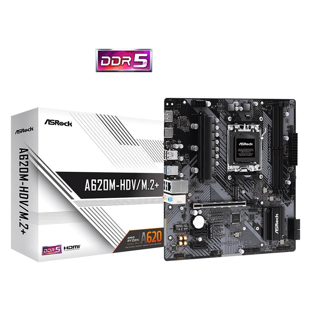 Motherboard Micro-ATX ASRock A620M-HDV/M.2+ SktAM5