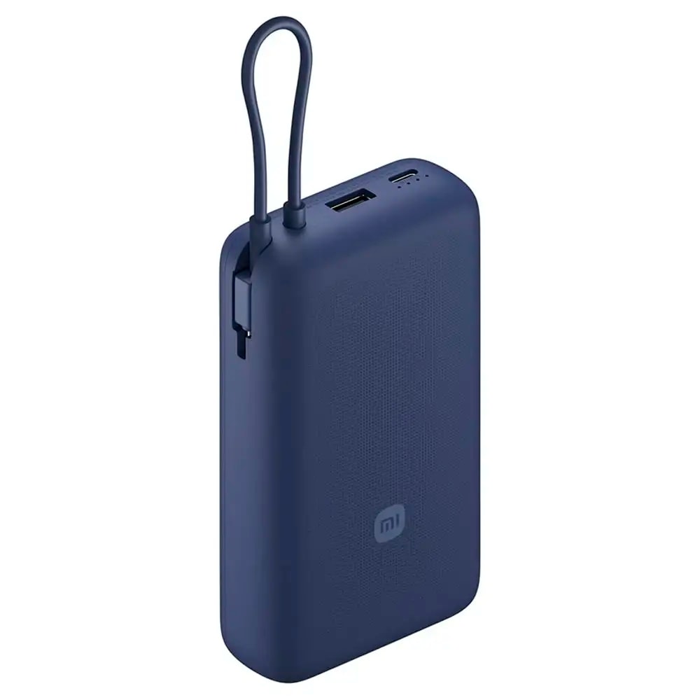 Powerbank Xiaomi 20000mAh 33W c/ Cabo Integrado Blue